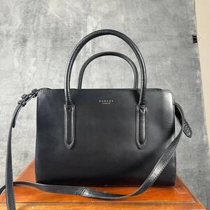 Radley London Liverpool Street Tote Medium Leather Handbag Black with Hangtag